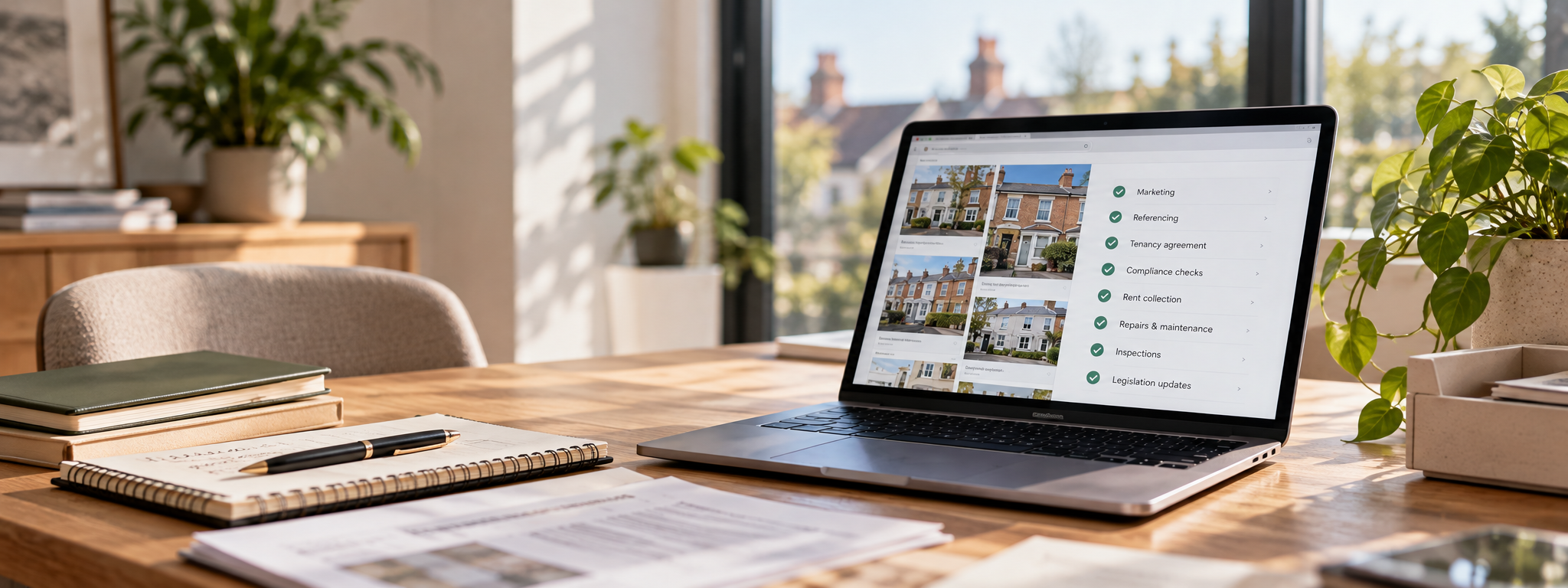 Full width project banner image