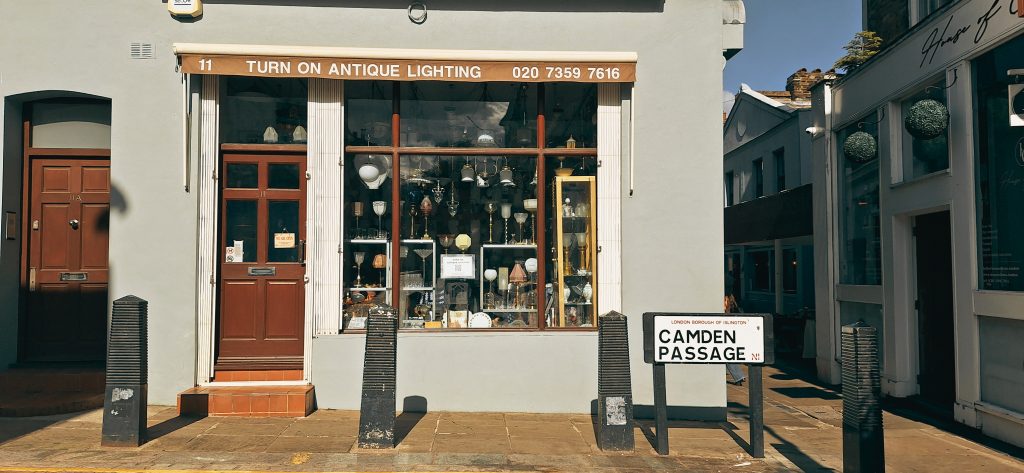 Camden Passage in Islington, London